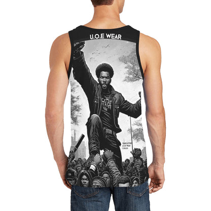 WELCOME TO THE REVOLUTION TEAM LOTTERY U.O.E WEAR Men's All Over Print Tank Top (Model T57)