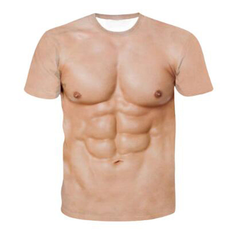 Men's 3D Digital Print T-shirt - Plushlegacy