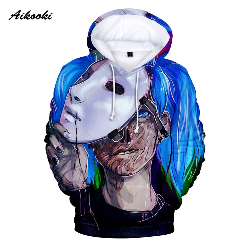 3D Sally Face Hoodies Sweatshirts Men/Women Hoody Autumn And Winter Hoodie Boy/Girl Thin Polluver Game Sally Face Tops - Plushlegacy
