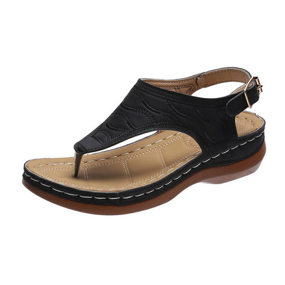 Women's casual Solid Color Sandals