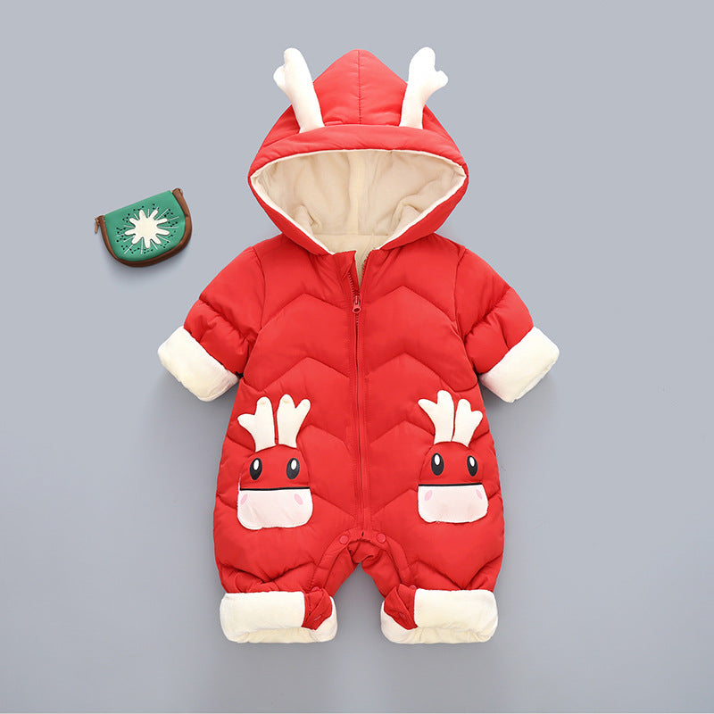 Newborn baby clothes winter climbing clothes baby - Plushlegacy