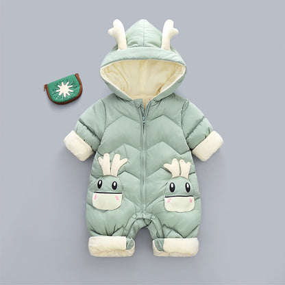 Newborn baby clothes winter climbing clothes baby - Plushlegacy