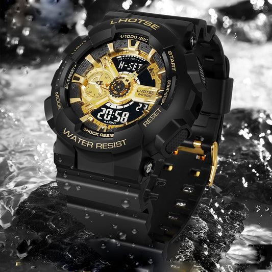Outdoor Waterproof Sports Electronic Watches Men's Youth Trend Guangzhou Foreign Trade One Generation - Plushlegacy