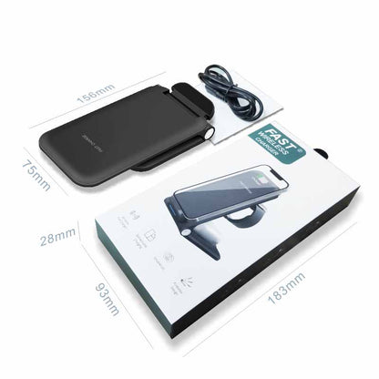 Desktop Vertical Multifunctional Three-in-one Wireless Charger - Plushlegacy