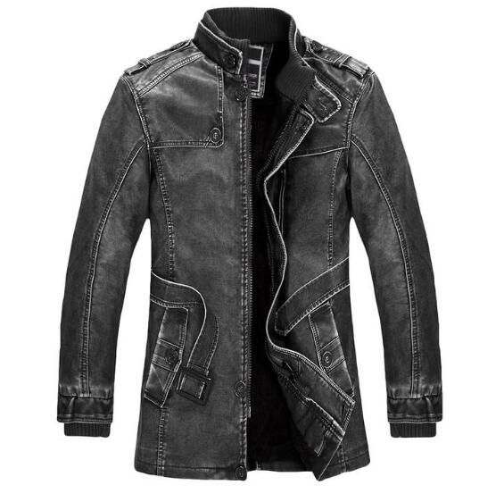 Duolino Classic Leather Jacket - Plushlegacy