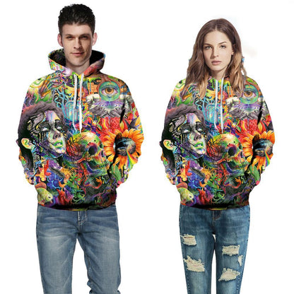 Trippy Abstract Hoodie - Plushlegacy