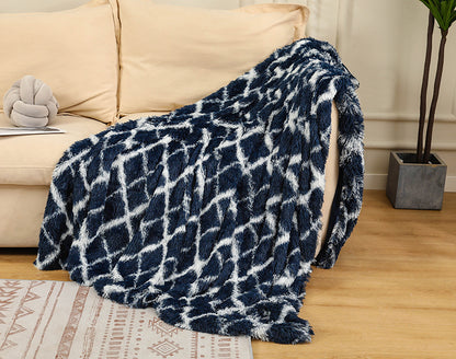 Warm Fluffy Shaggy Throw Blanket Bedspread Faux Fur Sofa Nap Blanket Bed Cover - Plushlegacy