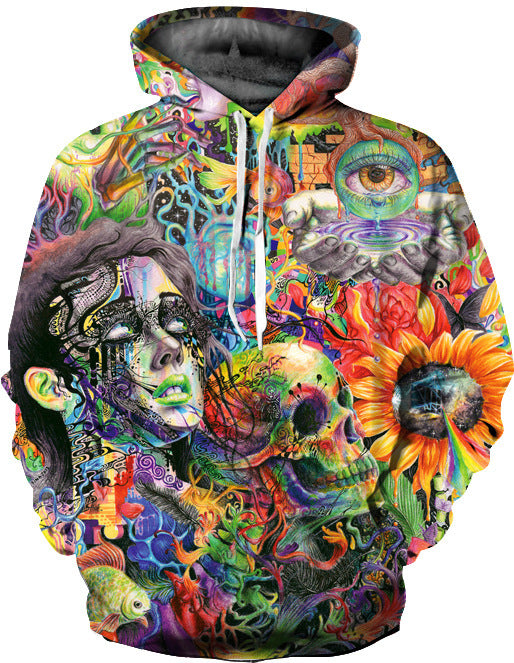 Trippy Abstract Hoodie - Plushlegacy