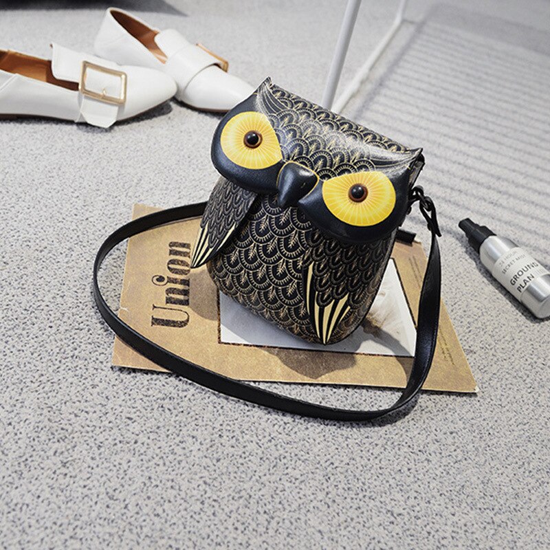 New Cute Owl Shoulder Bag Purse Handbag Women Messenger Bags For Summer Girls Cartoon with Crossbody Phone Bag Owl Bags - Plushlegacy