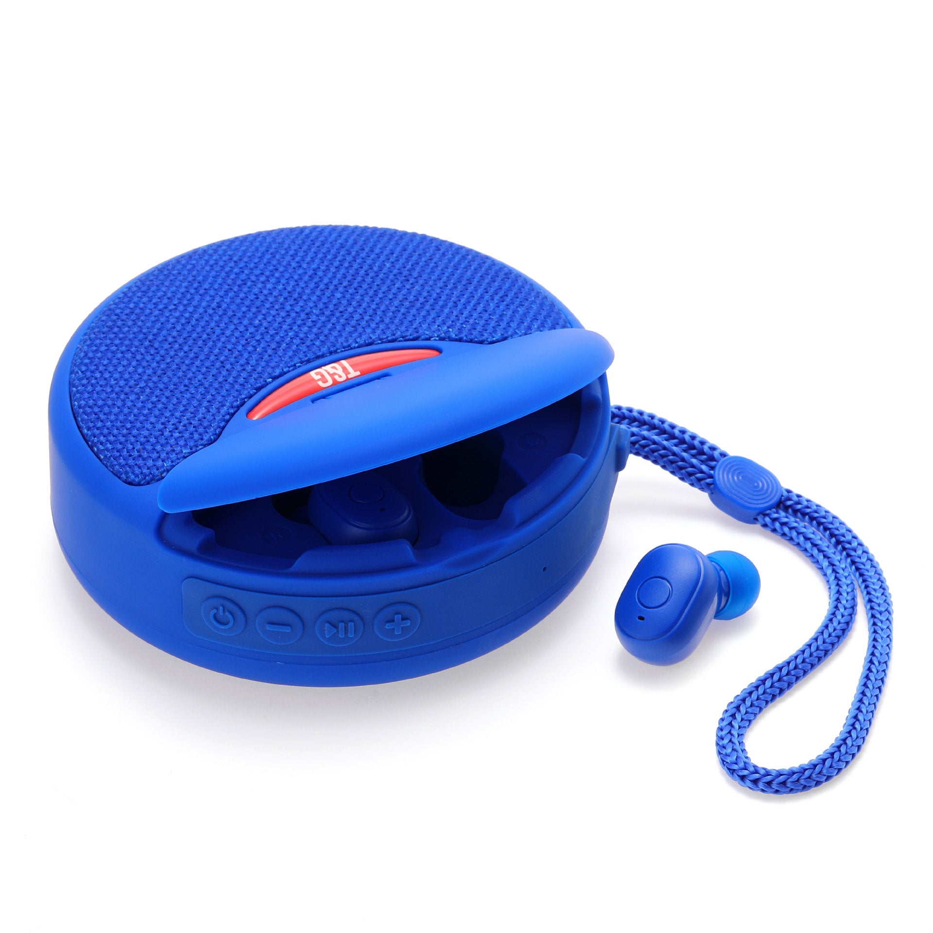 Outdoor Portable Headset Bluetooth Speaker Integrated Wireless 3D Stereo Subwoofer Music Speaker Support TF Card FM Radio - Plushlegacy