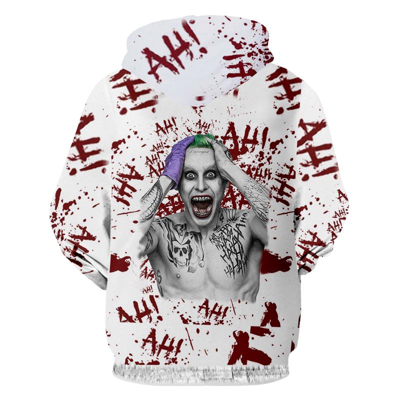 Men Women Cool Fashion Print Funny Joker 3D Sweatshirt - Plushlegacy