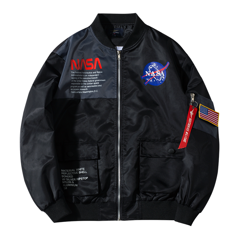 Men Jacket New Fashion Casual Men Coat Solid Pilot Bomber Jacket - Plushlegacy