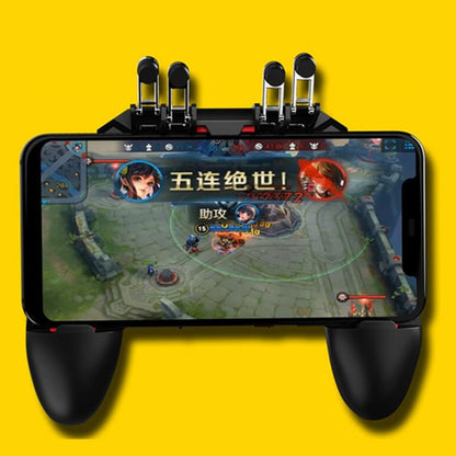 Pubg Game Gamepad AK66 For Mobile Phone Shooter Trigger Fire Button Game Controller Joystick Metal Trigger - Plushlegacy