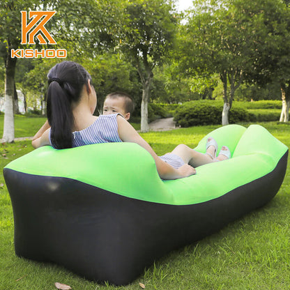 Trend Outdoor Products Fast Infaltable Air Sofa Bed Good Quality Sleeping Bag Inflatable Air Bag Lazy bag Beach Sofa Laybag - Plushlegacy