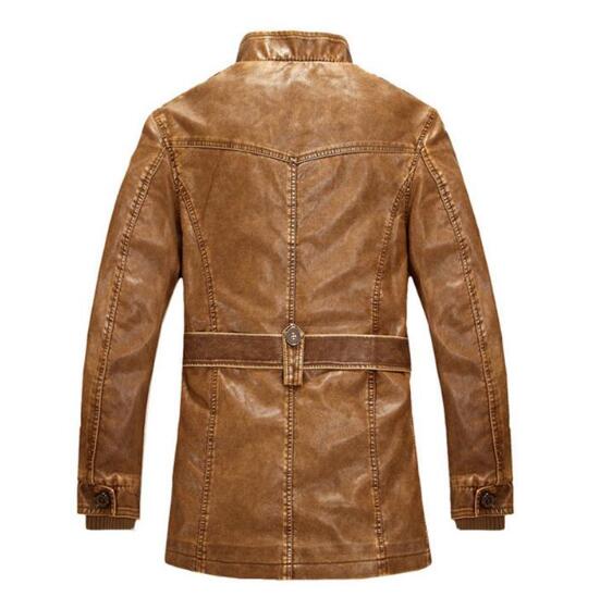 Duolino Classic Leather Jacket - Plushlegacy