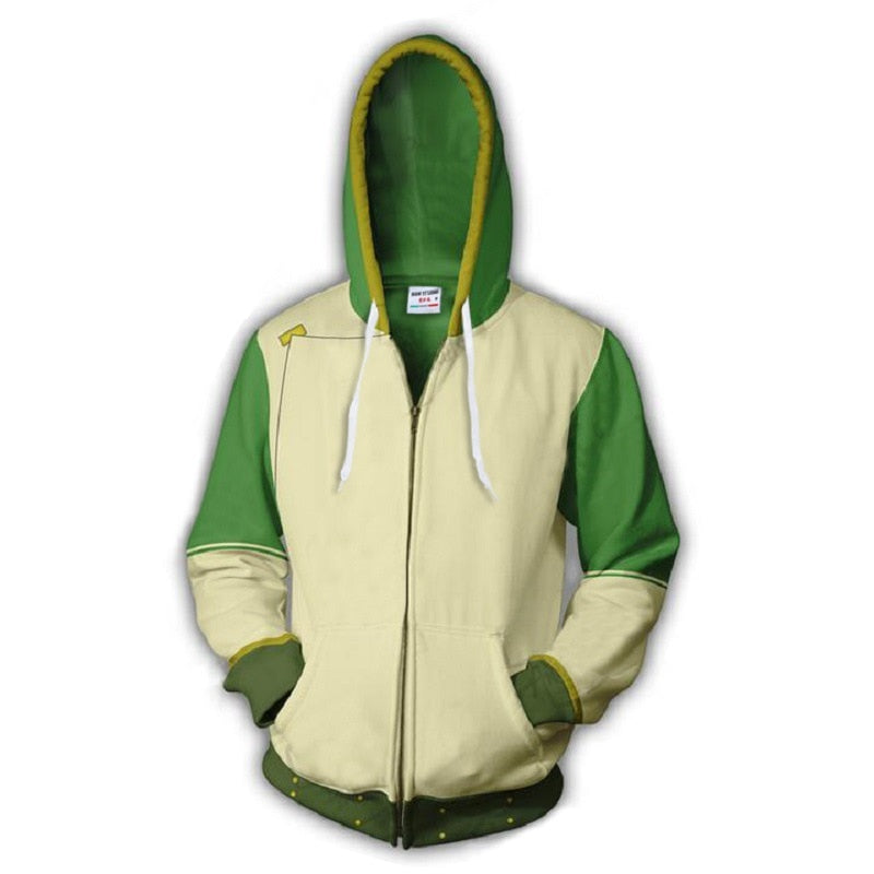 Avatar: The Last Airbender Hoodie 3D Printed Zip Up Polyester Hip Hop Men Hooded Hoodie for Spring Autumn Sportswear - Plushlegacy