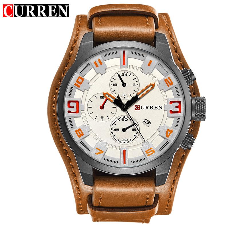 Curren Watches men Quartz Wristwatch 8225 - Plushlegacy