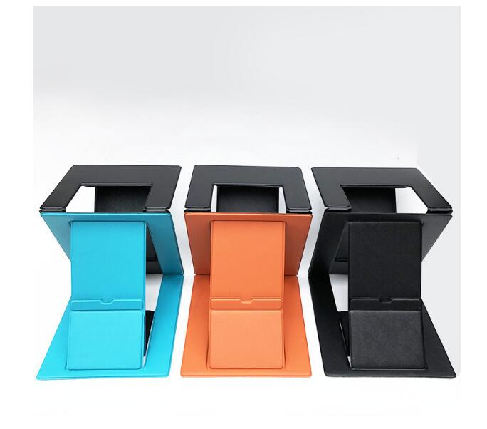 Multi-angle adjustable portable mobile phone lazy stand universal folding tablet computer table stand for iPhone / ipad - Plushlegacy