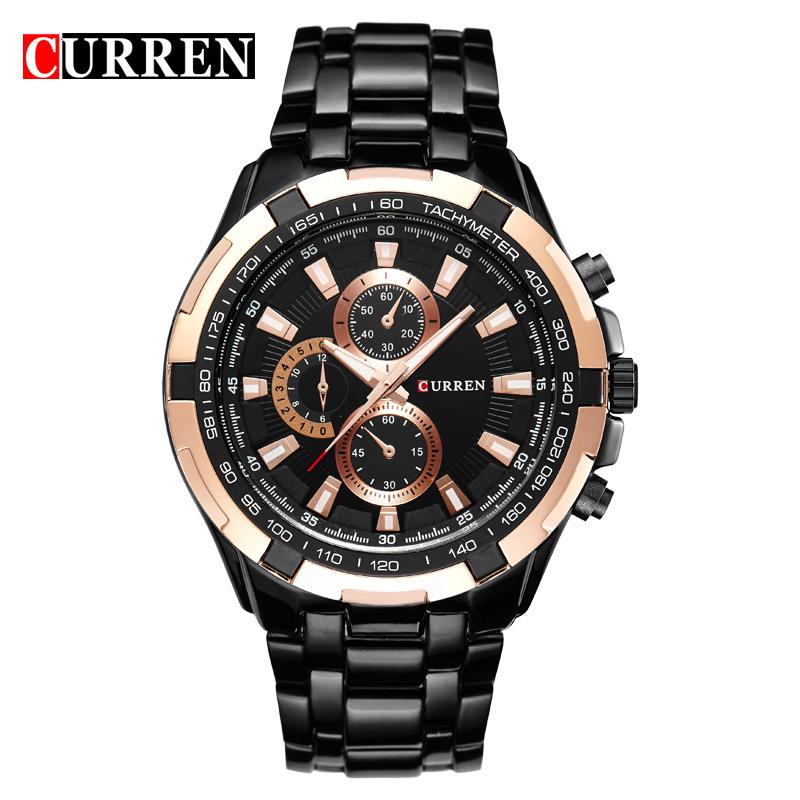 CURREN Watches Men quartz Sports  Waterproof Wristwatch - Plushlegacy