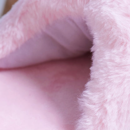 Cute Cartoon Alpaca Home Women Fur Slippers Winter Warm Plush Parent-child Floor Slides House Flat Bedroom Women Furry Slippes - Plushlegacy