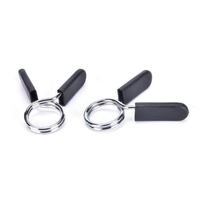 2Pcs 28mm Spring Barbell Gym Clip Weight Bar Dumbbell Lock Clamp Collar Clips gym equipment accessories Hole SIze - Plushlegacy