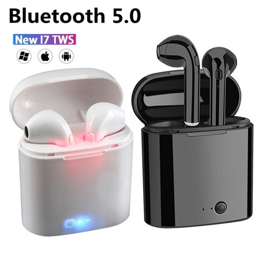 TWS Bluetooth Earphone For All Smart Phone Sport headphones Stereo Earbud Wireless Bluetooth Earphones In-ear - Plushlegacy