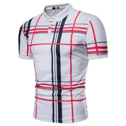 Mens Polo Shirt  Summer Fashion Classic Casual Top
