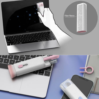 Multifunction 7-in-1 Keyboard Cleaning Brush Keyboard Computer Bluetooth Headset Dust Brush Cleaning Kit Airpod Cleaner