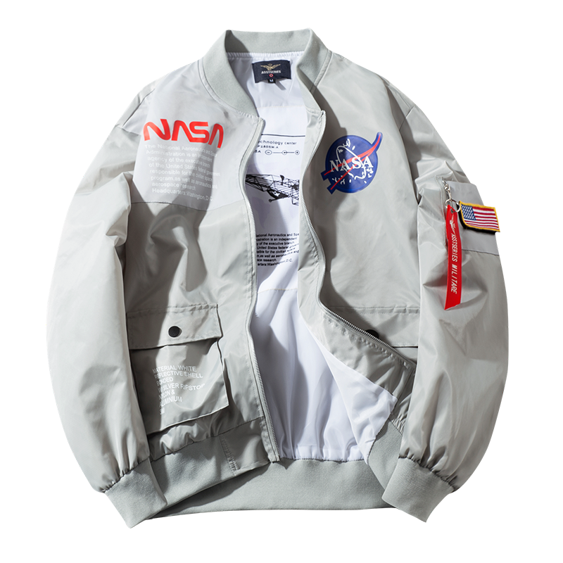 Men Jacket New Fashion Casual Men Coat Solid Pilot Bomber Jacket - Plushlegacy