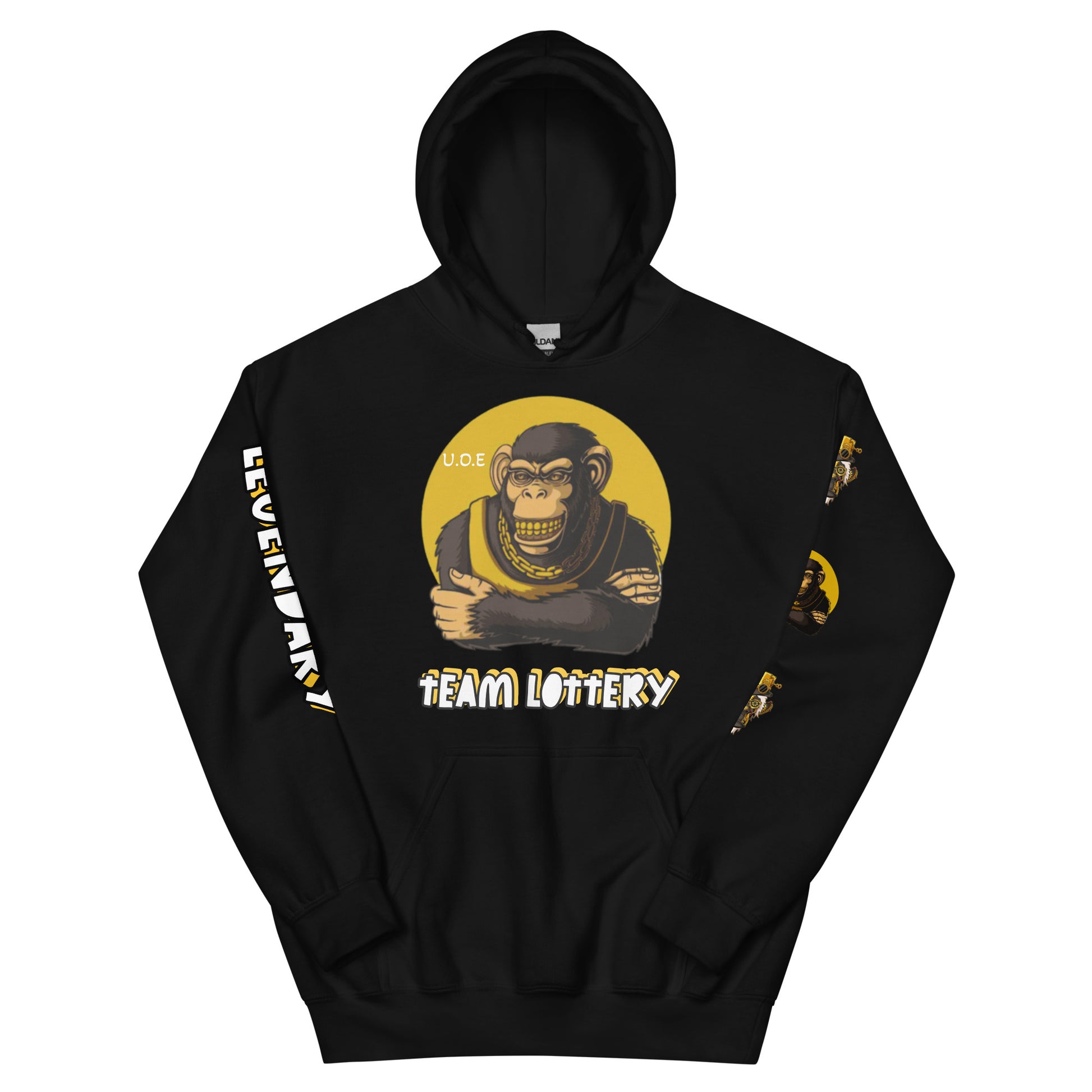 Yellow an black team lottery x legendary Unisex Hoodie - Plushlegacy